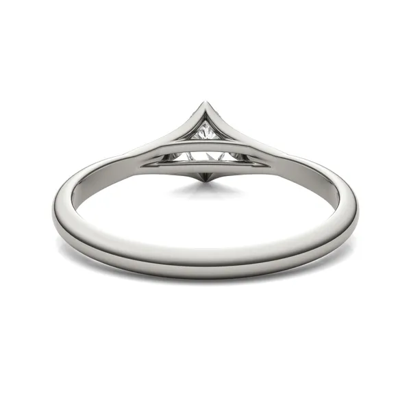 Oval Petite Kite Set Tapered Ring
