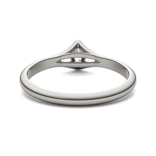 Oval Two-Prong Split Shank Petite Ring