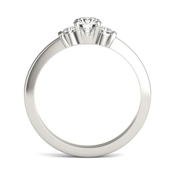 Petite Channel Three-Stone Ring