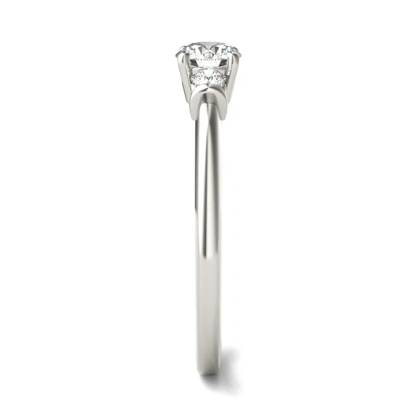 Petite Channel Three-Stone Ring