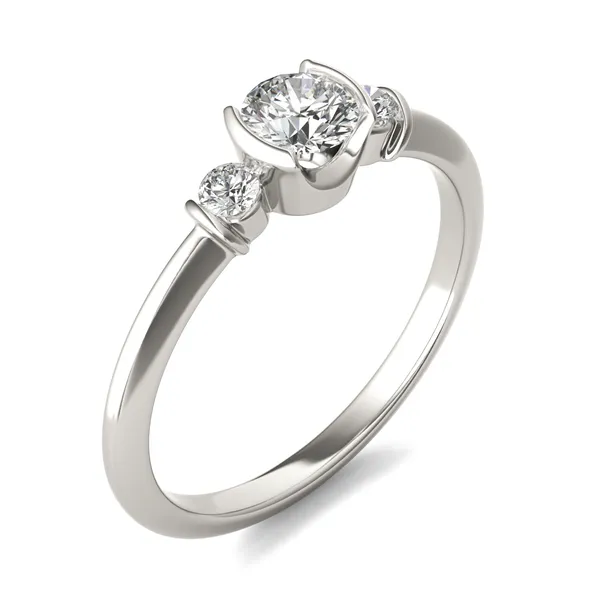 Simple one stone ring hot sale