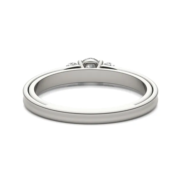 Petite Sculpted Lines Three-Stone Ring