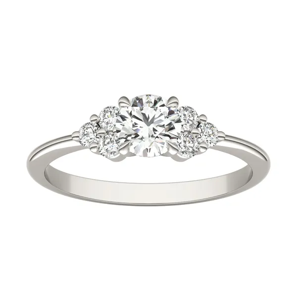 Petite Cloud Accented Ring