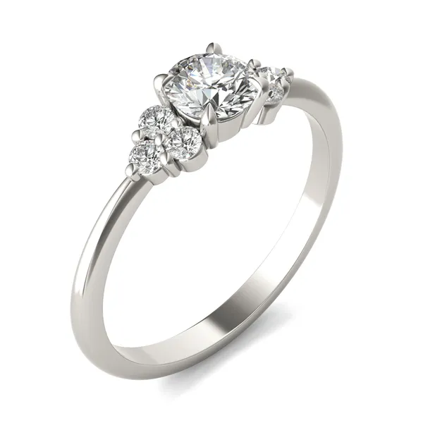 Petite Cloud Accented Ring