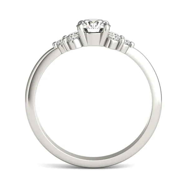 Petite Cloud Accented Ring