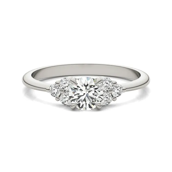 Petite Cloud Accented Ring