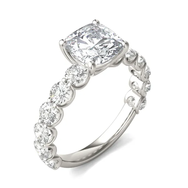Cushion Wren Engagement Ring