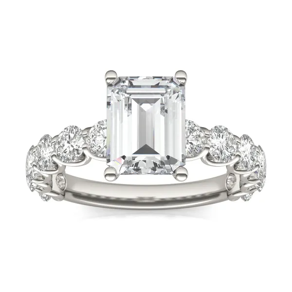 Emerald Wren Engagement Ring