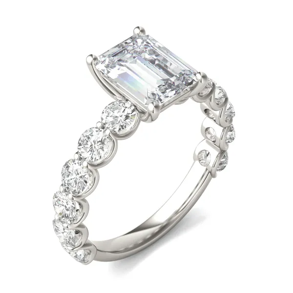 Emerald Wren Engagement Ring