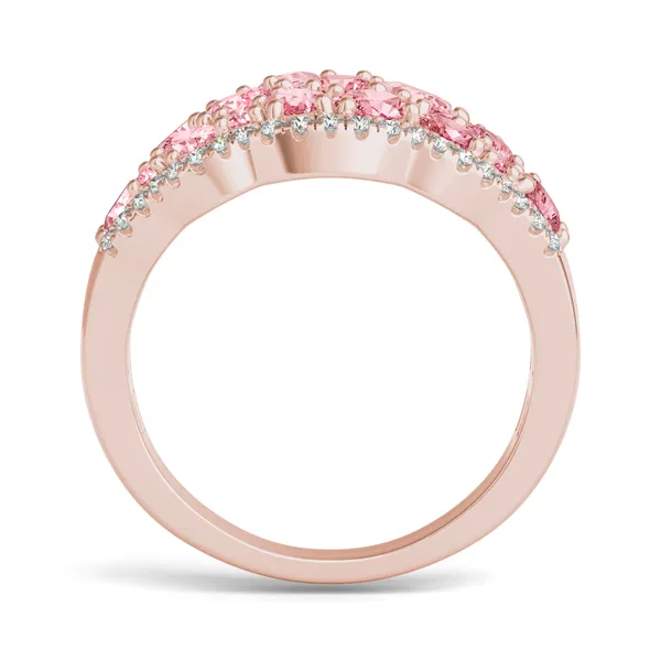 Fancy Pink Daphne Ring