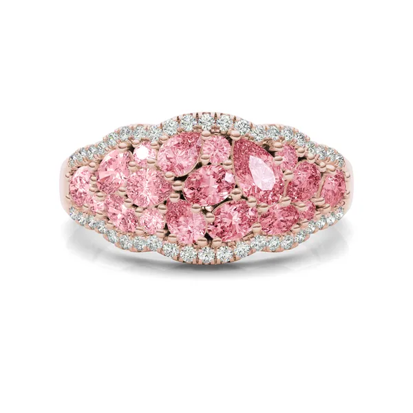 Fancy Pink Daphne Ring