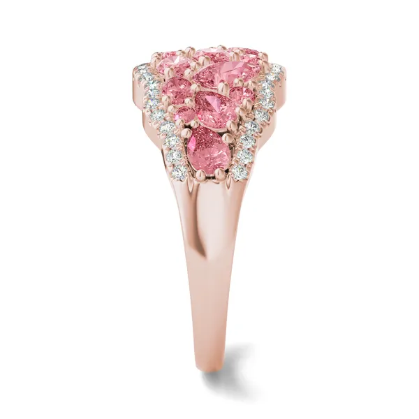 Fancy Pink Daphne Ring