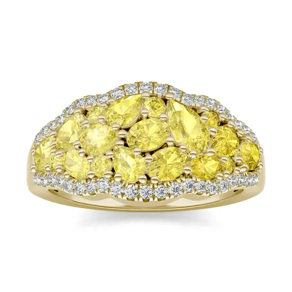 Fancy Yellow Daphne Ring