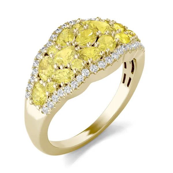Fancy Yellow Daphne Ring