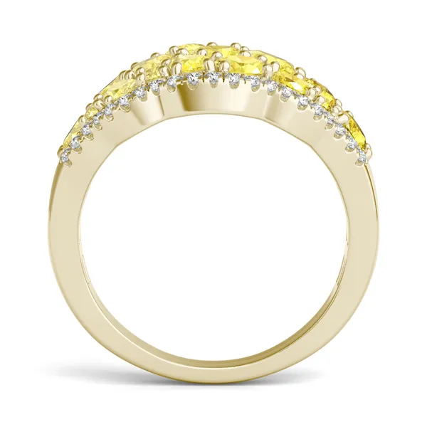Fancy Yellow Daphne Ring