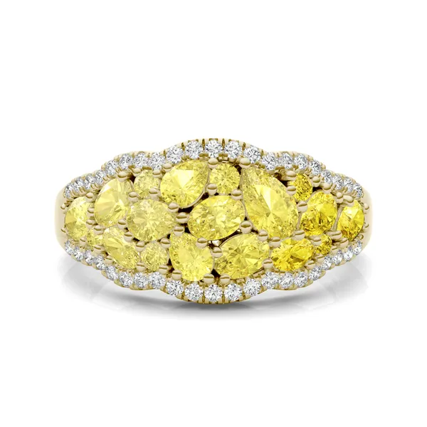 Fancy Yellow Daphne Ring