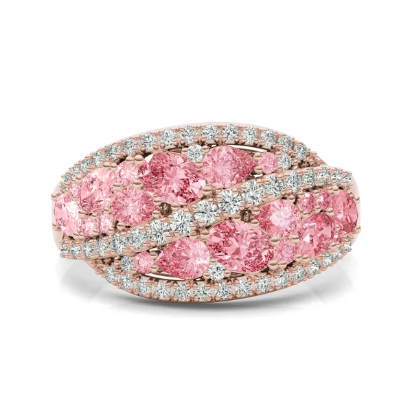 Fancy Pink Amoret Ring