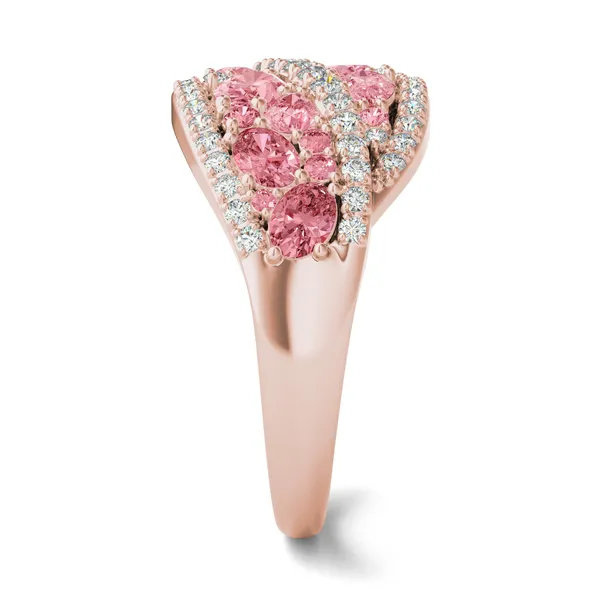 Fancy Pink Amoret Ring