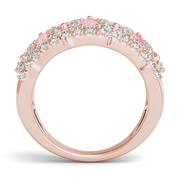 Fancy Pink Liv Pear Ring