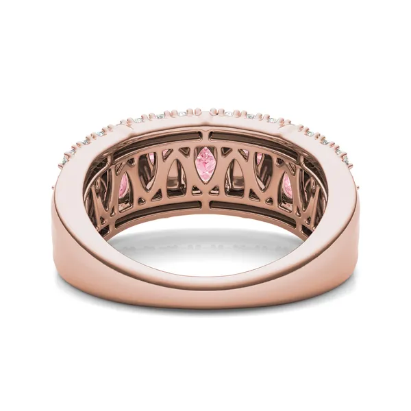 Fancy Pink Liv Pear Ring
