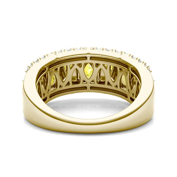 Fancy Yellow Liv Pear Ring