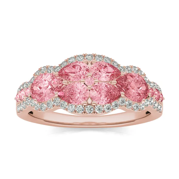 Fancy Pink Portia Ring