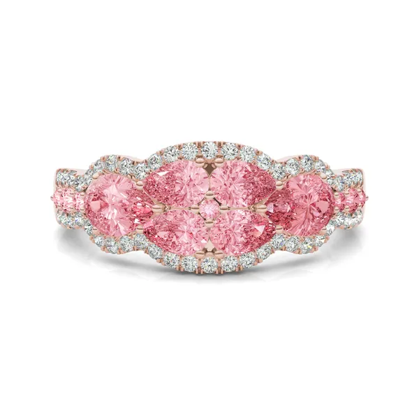 Fancy Pink Portia Ring