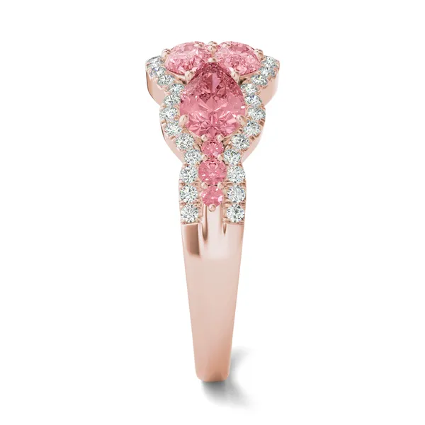 Fancy Pink Portia Ring