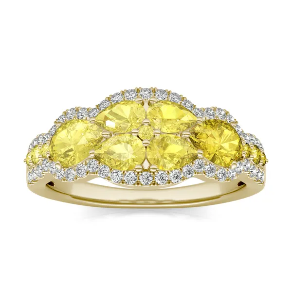 Fancy Yellow Portia Ring