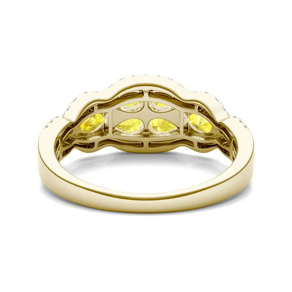 Fancy Yellow Portia Ring