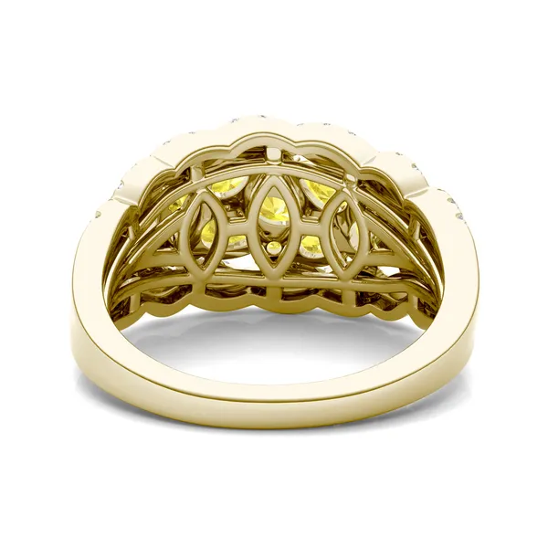 Fancy Yellow Daphne Twisted Ring