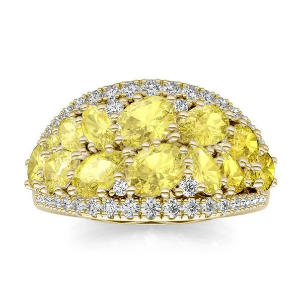 Fancy Yellow Cressida Ring