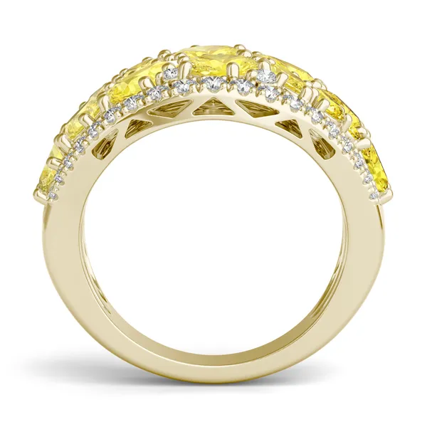 Fancy Yellow Cressida Ring