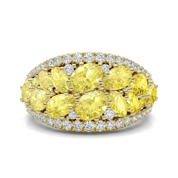 Fancy Yellow Cressida Ring
