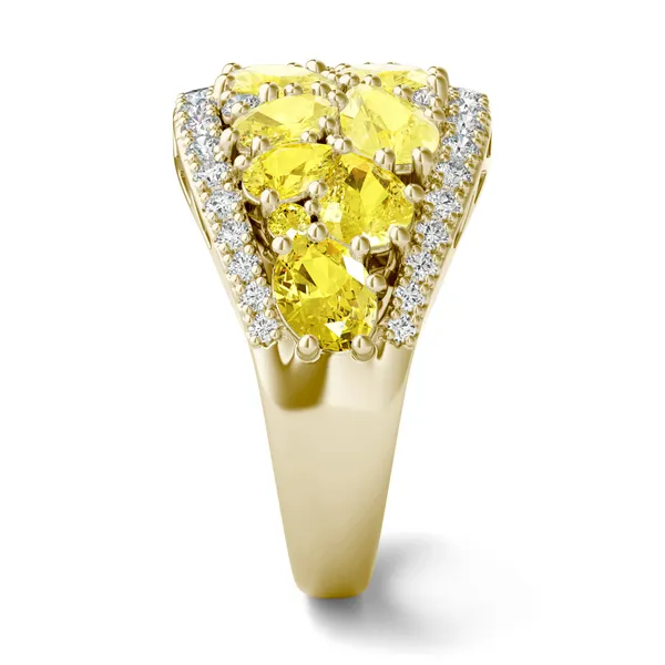 Fancy Yellow Cressida Ring
