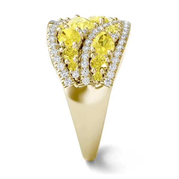 Fancy Yellow Solene Ring