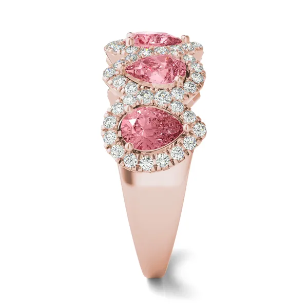 Fancy Pink Freya Five-Stone Ring