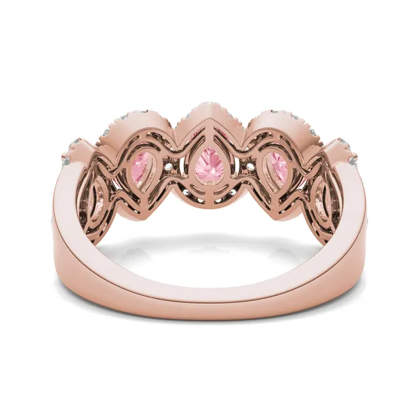 Fancy Pink Freya Five-Stone Ring