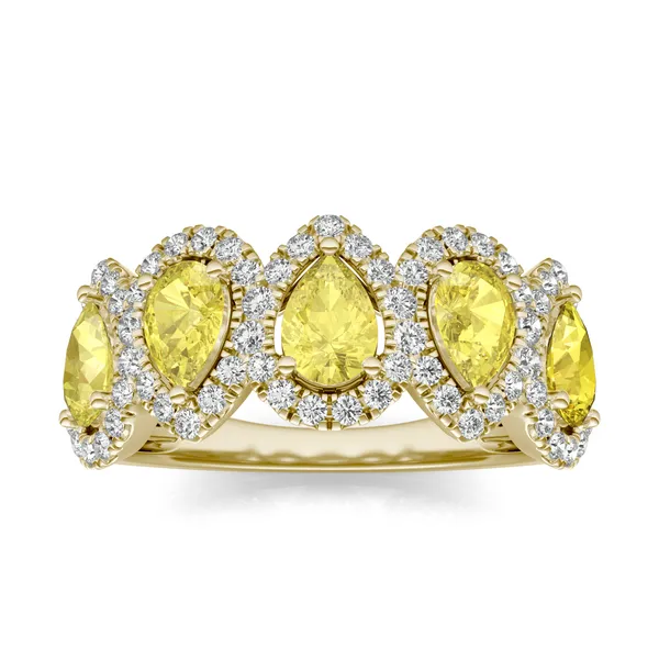 Fancy Yellow Freya Five-Stone Ring