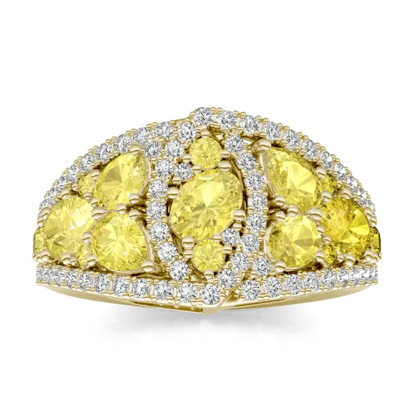 Fancy Yellow Theodora Ring