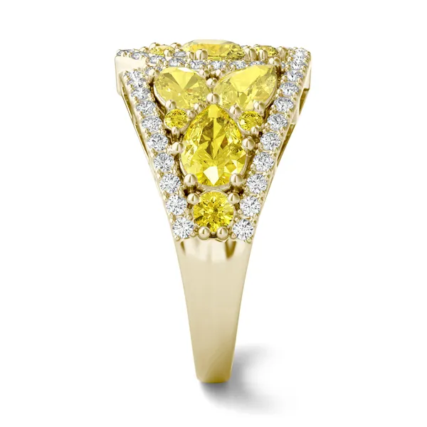 Fancy Yellow Theodora Ring