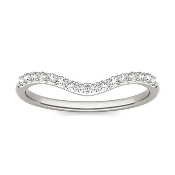 Oval Signature Accented Halo Mini Matching Band (Caydia®)