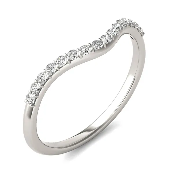 Oval Signature Accented Halo Mini Matching Band (Caydia®)