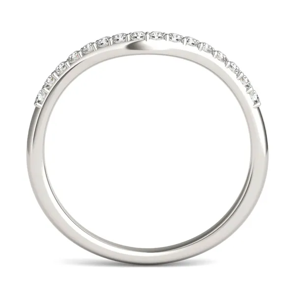 Oval Signature Accented Halo Mini Matching Band (Caydia®)