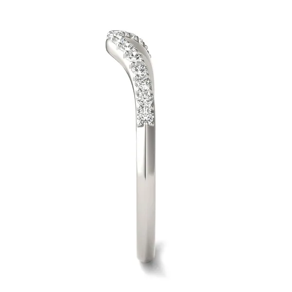 Oval Signature Accented Halo Mini Matching Band (Caydia®)