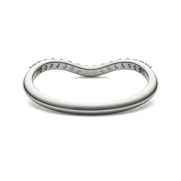 Oval Signature Accented Halo Mini Matching Band (Caydia®)