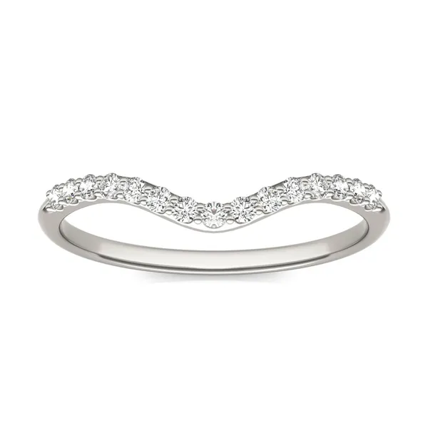 Oval Signature Accented Halo Petite Matching Band