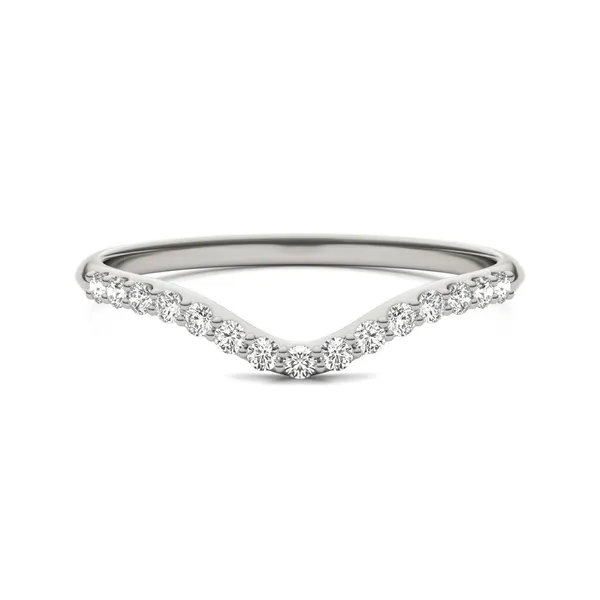 Oval Signature Accented Halo Petite Matching Band