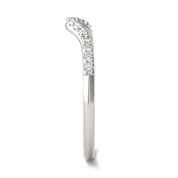 Oval Signature Accented Halo Petite Matching Band