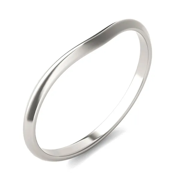 Oval Signature Solitaire Classic Matching Band